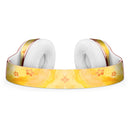 Cute Watercolor Flowers over Yellow Full-Body Skin Kit for the Beats by Dre Solo 3 Wireless Headphones