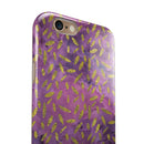 Daisy Pedals Over Purple Cloud Mix iPhone 6/6s or 6/6s Plus 2-Piece Hybrid INK-Fuzed Case