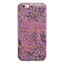 Daisy Pedals Over Purple Cloud Mix iPhone 6/6s or 6/6s Plus 2-Piece Hybrid INK-Fuzed Case