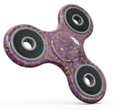 Daisy Pedals Over Purple Cloud Mix Full-Body Fidget Spinner Skin-Kit