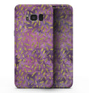 Daisy Pedals Over Purple Cloud Mix - Samsung Galaxy S8 Full-Body Skin Kit