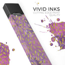 Daisy Pedals Over Purple Cloud Mix - Premium Decal Protective Skin-Wrap Sticker compatible with the Juul Labs vaping device
