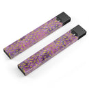 Daisy Pedals Over Purple Cloud Mix - Premium Decal Protective Skin-Wrap Sticker compatible with the Juul Labs vaping device