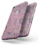 Daisy Pedals Over Purple Cloud Mix - Skin-kit for the iPhone 8 or 8 Plus