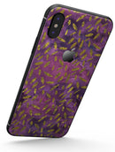 Daisy Pedals Over Purple Cloud Mix - iPhone X Skin-Kit