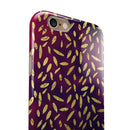 Daisy Pedals Over Red and Blue Cloud Mix iPhone 6/6s or 6/6s Plus 2-Piece Hybrid INK-Fuzed Case