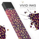 Daisy Pedals Over Red and Blue Cloud Mix - Premium Decal Protective Skin-Wrap Sticker compatible with the Juul Labs vaping device