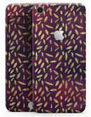 Daisy Pedals Over Red and Blue Cloud Mix - Skin-kit for the iPhone 8 or 8 Plus