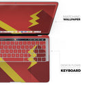 Dark Super Hero Wars 9 - Skin Decal Wrap Kit Compatible with the Apple MacBook Pro, Pro with Touch Bar or Air (11", 12", 13", 15" & 16" - All Versions Available)