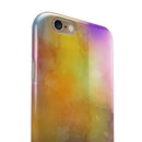 Dark 4 Absorbed Watercolor Texture iPhone 6/6s or 6/6s Plus 2-Piece Hybrid INK-Fuzed Case