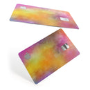 Dark 4 Absorbed Watercolor Texture - Premium Protective Decal Skin-Kit for the Apple Credit Card