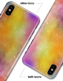 Dark 4 Absorbed Watercolor Texture - iPhone X Clipit Case