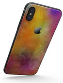 Dark 4 Absorbed Watercolor Texture - iPhone X Skin-Kit
