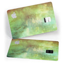 Dark 862 Absorbed Watercolor Texture - Premium Protective Decal Skin-Kit for the Apple Credit Card