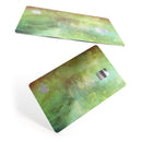 Dark 862 Absorbed Watercolor Texture - Premium Protective Decal Skin-Kit for the Apple Credit Card