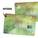 Dark 862 Absorbed Watercolor Texture - Premium Protective Decal Skin-Kit for the Apple Credit Card