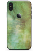 Dark 862 Absorbed Watercolor Texture - iPhone X Skin-Kit