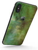Dark 862 Absorbed Watercolor Texture - iPhone X Skin-Kit