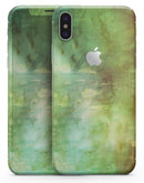 Dark 862 Absorbed Watercolor Texture - iPhone X Skin-Kit