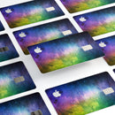 Dark 9711 Absorbed Watercolor Texture - Premium Protective Decal Skin-Kit for the Apple Credit Card