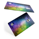 Dark 9711 Absorbed Watercolor Texture - Premium Protective Decal Skin-Kit for the Apple Credit Card