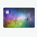 Dark 9711 Absorbed Watercolor Texture - Premium Protective Decal Skin-Kit for the Apple Credit Card