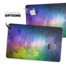 Dark 9711 Absorbed Watercolor Texture - Premium Protective Decal Skin-Kit for the Apple Credit Card