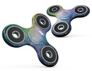 Dark 9711 Absorbed Watercolor Texture Full-Body Fidget Spinner Skin-Kit