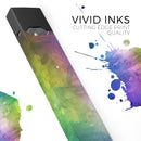 Dark 9711 Absorbed Watercolor Texture - Premium Decal Protective Skin-Wrap Sticker compatible with the Juul Labs vaping device