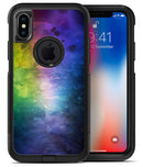 Dark 9711 Absorbed Watercolor Texture - iPhone X OtterBox Case & Skin Kits