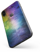 Dark 9711 Absorbed Watercolor Texture - iPhone X Skin-Kit