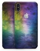 Dark 9711 Absorbed Watercolor Texture - iPhone X Skin-Kit