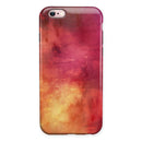 Dark 9797 Absorbed Watercolor Texture iPhone 6/6s or 6/6s Plus 2-Piece Hybrid INK-Fuzed Case