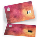 Dark 9797 Absorbed Watercolor Texture - Premium Protective Decal Skin-Kit for the Apple Credit Card