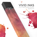 Dark 9797 Absorbed Watercolor Texture - Premium Decal Protective Skin-Wrap Sticker compatible with the Juul Labs vaping device