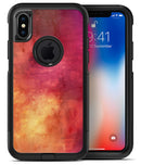 Dark 9797 Absorbed Watercolor Texture - iPhone X OtterBox Case & Skin Kits