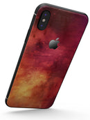 Dark 9797 Absorbed Watercolor Texture - iPhone X Skin-Kit