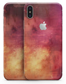 Dark 9797 Absorbed Watercolor Texture - iPhone X Skin-Kit