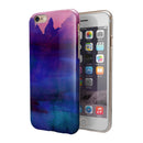 Dark Absorbed Watercolor Texture iPhone 6/6s or 6/6s Plus 2-Piece Hybrid INK-Fuzed Case