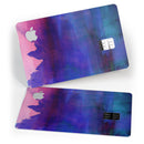 Dark Absorbed Watercolor Texture - Premium Protective Decal Skin-Kit for the Apple Credit Card