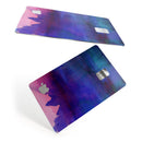 Dark Absorbed Watercolor Texture - Premium Protective Decal Skin-Kit for the Apple Credit Card