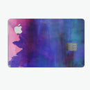Dark Absorbed Watercolor Texture - Premium Protective Decal Skin-Kit for the Apple Credit Card