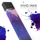 Dark Absorbed Watercolor Texture - Premium Decal Protective Skin-Wrap Sticker compatible with the Juul Labs vaping device