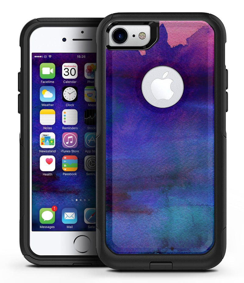 Dark Absorbed Watercolor Texture - iPhone 7 or 8 OtterBox Case & Skin Kits