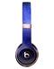 Dark Blue Absorbed Watercolor Texture Full-Body Skin Kit for the Beats by Dre Solo 3 Wireless Headphones