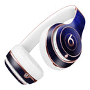 Dark Blue Absorbed Watercolor Texture Full-Body Skin Kit for the Beats by Dre Solo 3 Wireless Headphones