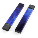 Dark Blue Absorbed Watercolor Texture - Premium Decal Protective Skin-Wrap Sticker compatible with the Juul Labs vaping device