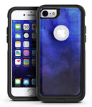 Dark Blue Absorbed Watercolor Texture - iPhone 7 or 8 OtterBox Case & Skin Kits