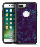 Dark Blue Geometric V15 - iPhone 7 Plus/8 Plus OtterBox Case & Skin Kits