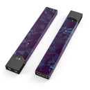 Dark Blue Geometric V15 - Premium Decal Protective Skin-Wrap Sticker compatible with the Juul Labs vaping device